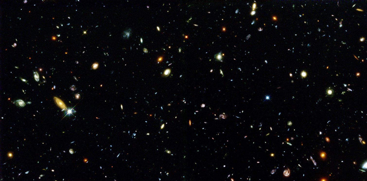 Picture of galaxies - Hubble deep field view